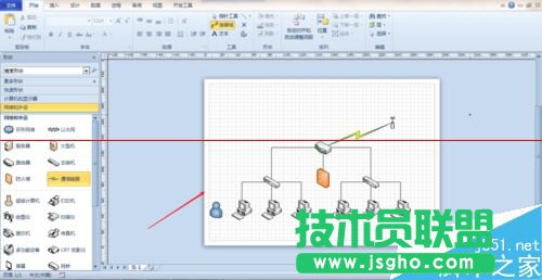 怎么使用visio繪制網絡拓撲圖