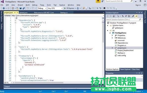 ASP.NET Core Project.json文件詳解 三聯(lián)
