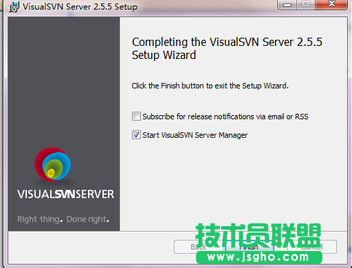 Windows下使用VisualSVN Server搭建SVN服務(wù)器