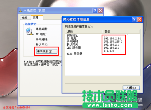 查看雨林木風(fēng)xp最新系統(tǒng)的ip地址(5)