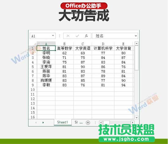 對Excel文檔中多列數據進行排序的方法