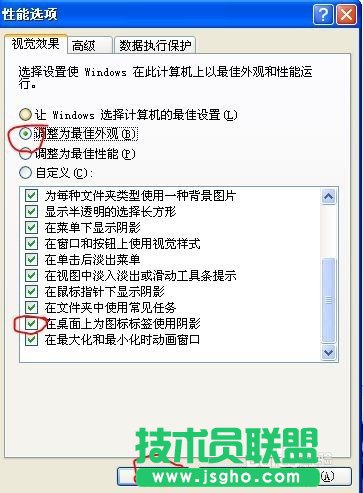 深度技術XP系統桌面圖標文字不透明(3)