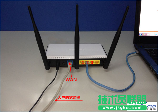 寬帶網(wǎng)線接入上網(wǎng)時,路由器正確連接方式