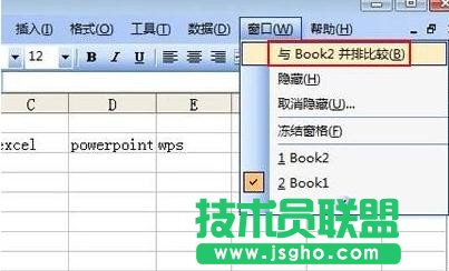 excel表格并排查看的方法   三聯