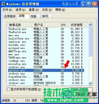 給你介紹WinXP系統中Spoolsv.exe進程(5)