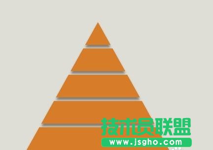ppt怎么制作金字塔