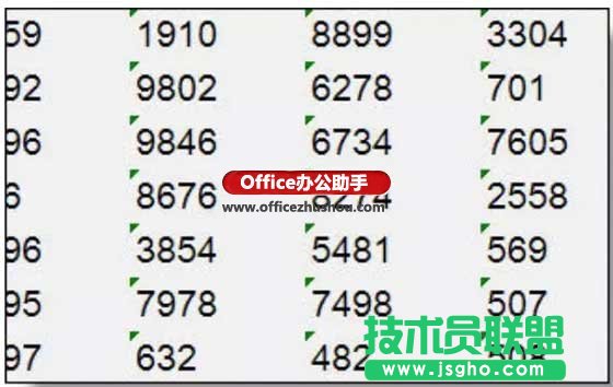 excel如何去掉單元格左上角的綠色小三角形符號 三聯