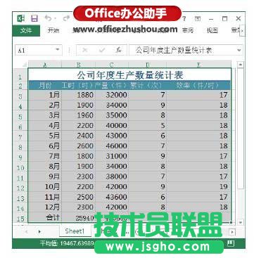 Excel工作表選擇單元格操作技巧 三聯