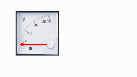 PPT如何制作擺動的電壓表指針動畫 三聯