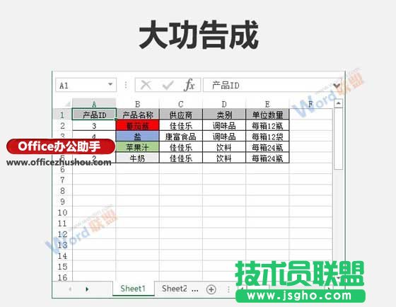 按單元格顏色對Excel數據進行排序的方法