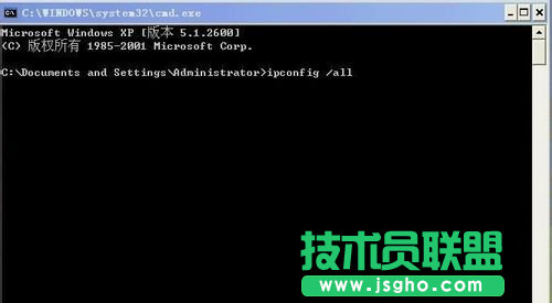 xp系統dns地址 快速查看新蘿卜家園XP系中DNS地址