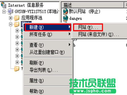 如何在IIS6中發布網站