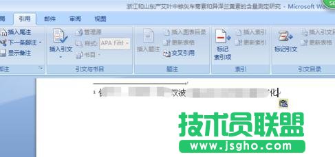 word如何制作參考文獻