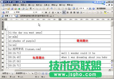 WPS文字用表格轉換為句首字母改大寫教程