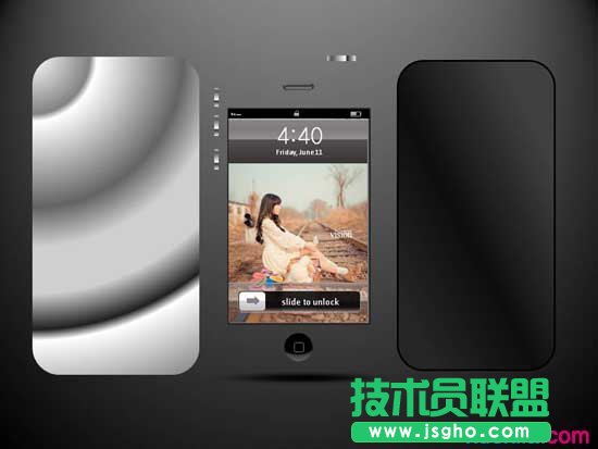 PPT怎么繪制iphone手機   三聯