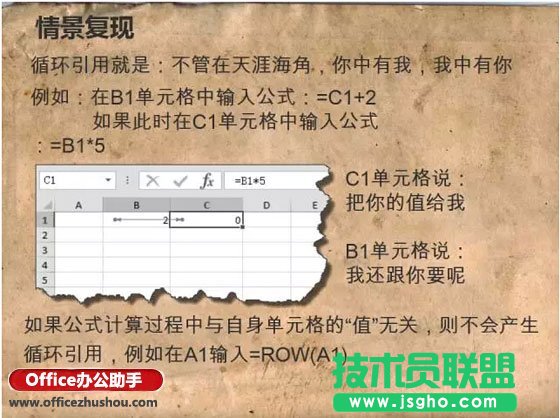 實例詳解Excel中循環引用的用法