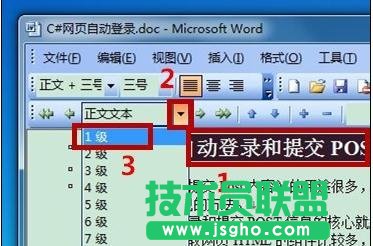 如何顯示word文檔結構圖