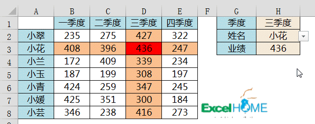 如何高亮顯示被查詢Excel數據  三聯