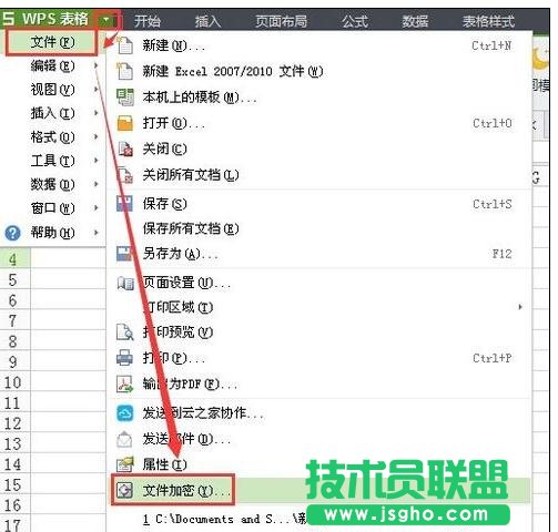 wps表格中怎樣添加權限密碼 三聯