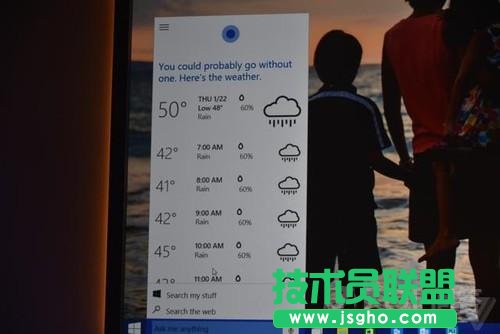 win10桌面版小娜好用嗎？Win10版小娜Cortana使用評測    三聯