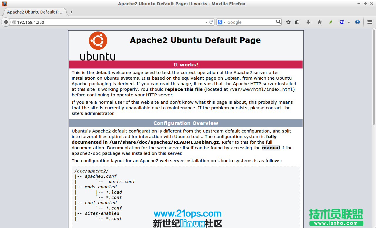 ubuntu14.04如何設置Apache虛擬主機的圖片 - 1 ubuntu 14.04設置Apache虛擬主機的方法 三聯