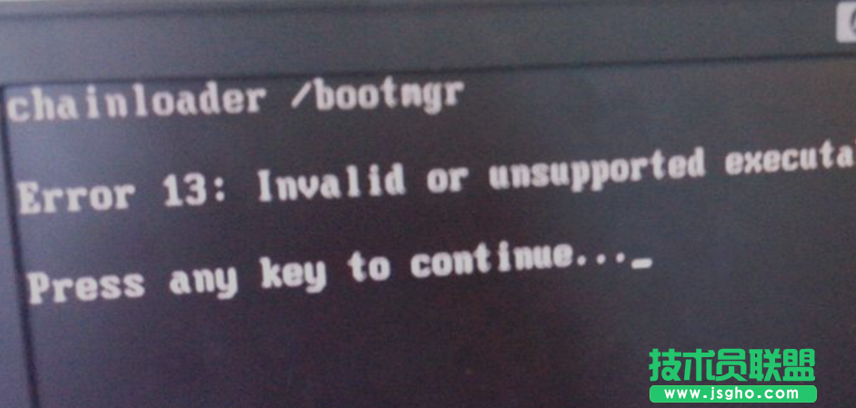 開啟筆記本時提示press any key to continue怎么回事