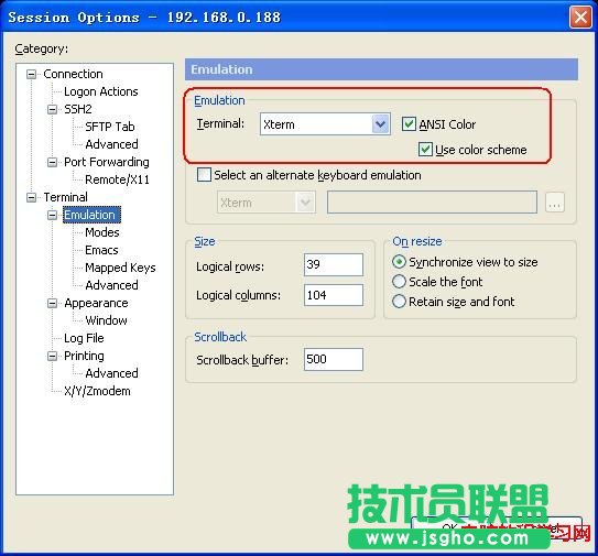 解決SecureCRT中文亂碼  三聯