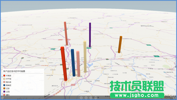 Excel如何制作三維數據地圖 三聯