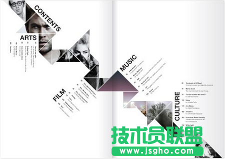 九招教你設計PPT版面 三聯