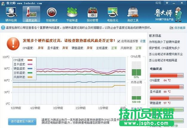 魯大師,測溫度,魯大師測溫度準嗎,魯大師測溫度準嗎