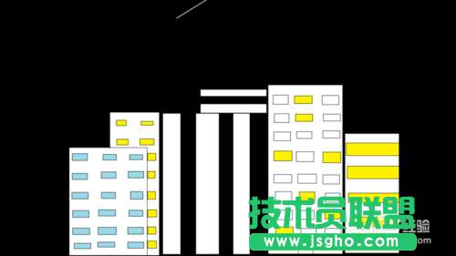 如何用PPT做出流星雨和連續的電影膠片的效果