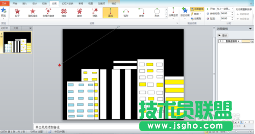如何用PPT做出流星雨和連續的電影膠片的效果