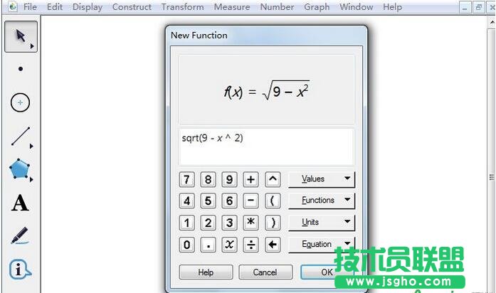 幾何畫板按已知圓的方程畫圓的方法 三聯