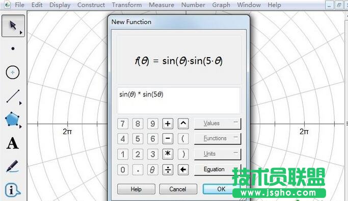 幾何畫板,幾何畫板畫函數圖像,幾何畫板教程