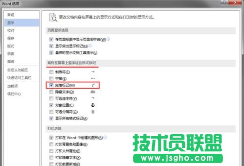 word2013如何控制段落標記的顯示與隱藏