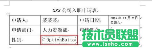 word2013如何為文檔建立選項(xiàng)按鈕