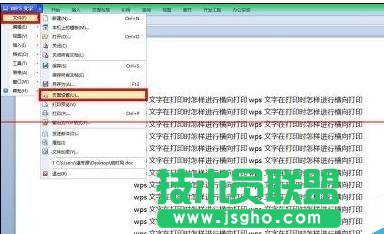 word2013如何設(shè)置橫向打印