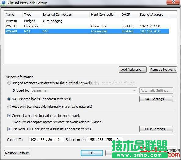 VMware中FreeBSD系統采用NAT方式上網