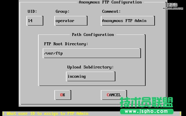 配置FreeBSD的FTP和NFS 三.聯