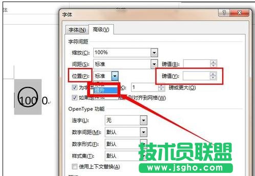 word2013中如何輸入帶圈100