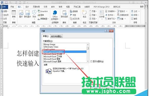 word2013中如何插入數學公式