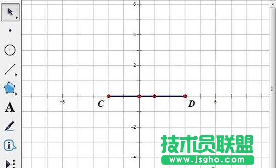 繪制點C、D并構造線段CD