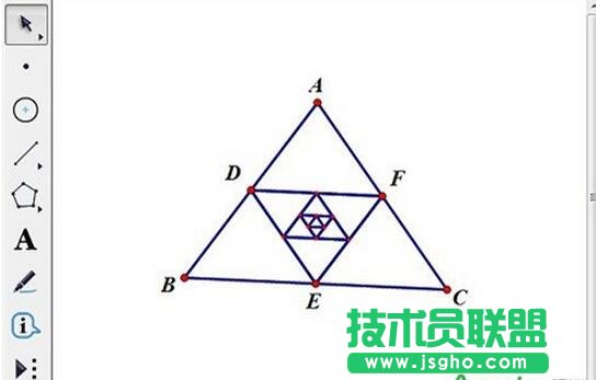 利用迭代構(gòu)造中點(diǎn)三角形