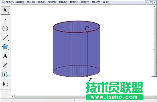 幾何畫板繪制圓柱