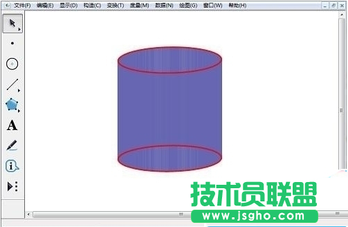 幾何畫板繪制圓柱教程