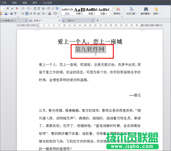 如何在WPS文字中設置特殊文字布局