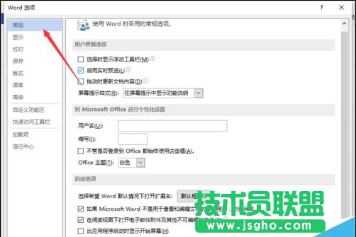 Word2013中取消&ldquo;啟用實時預覽&rdquo;功能