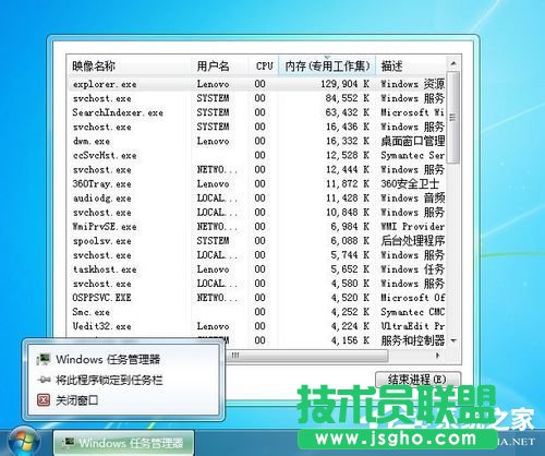 如何解決Win7任務管理器標題欄不見了的問題?