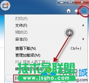 win10下IE9瀏覽器打開網頁出現白屏的解決步驟2