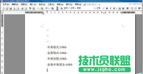 如何用word規范化數字格式